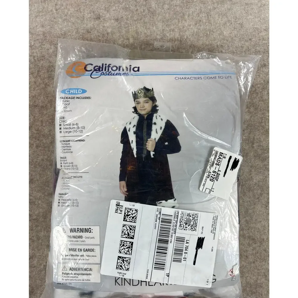 California Costumes Boy's Noble Kindhearted King Costume Medium (8-10)
